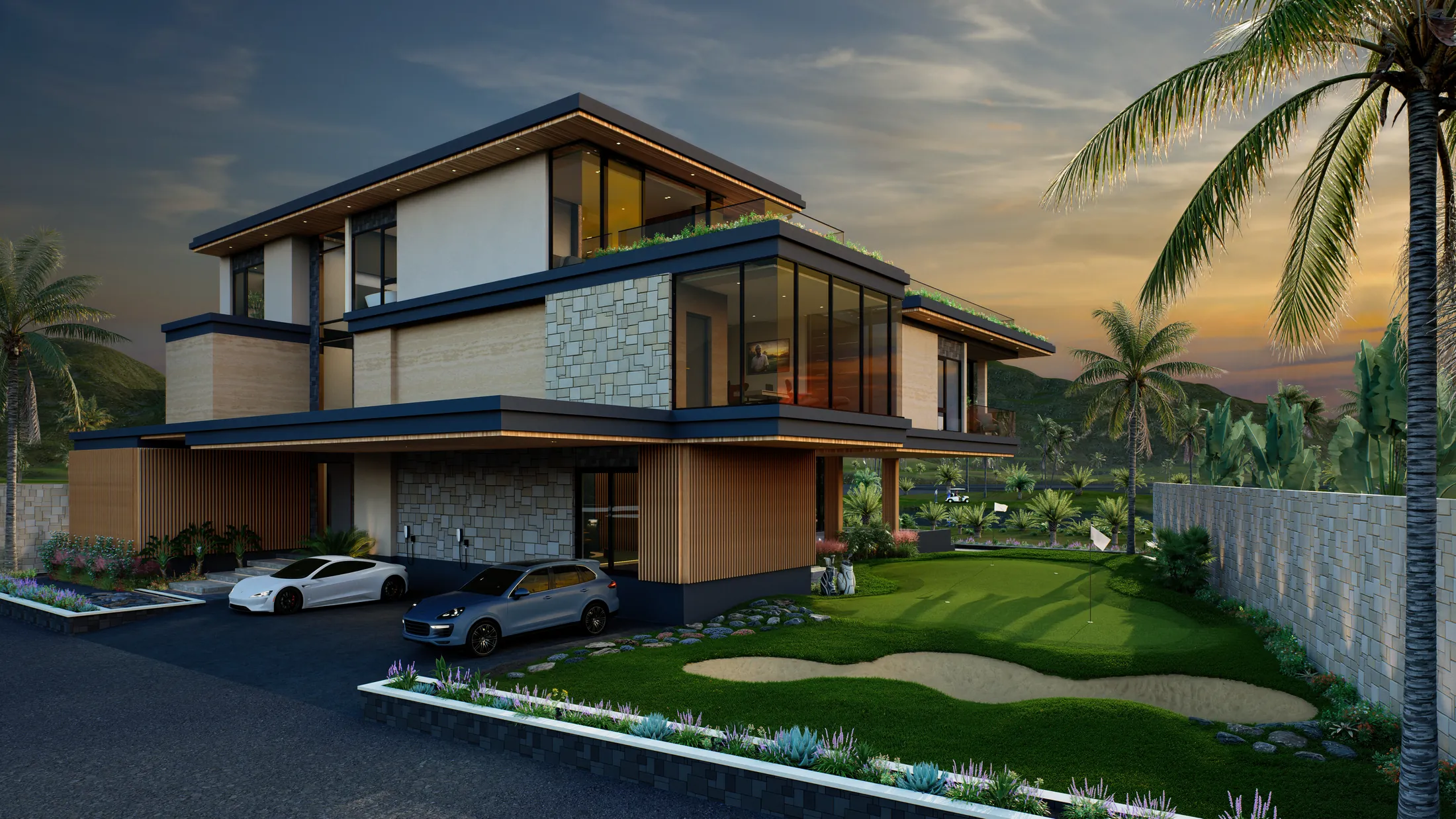 Palmer Estate, the golden approach